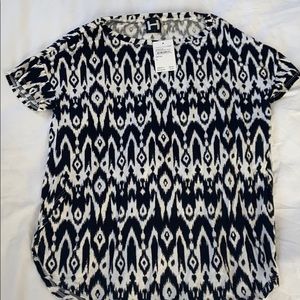 Black and White Crewneck Shirt